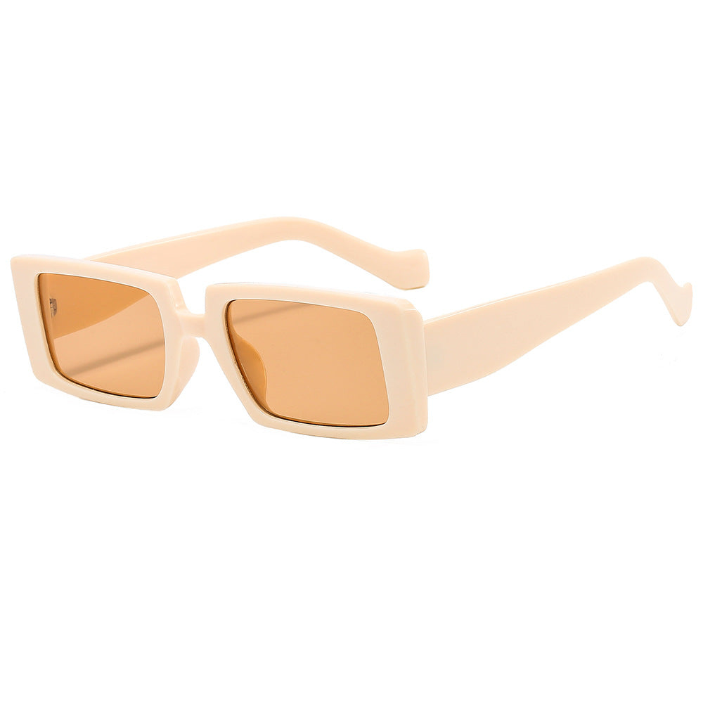 Wholesale Square Frame Jelly Vintage Sunglasses AC